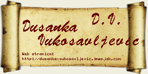 Dušanka Vukosavljević vizit kartica